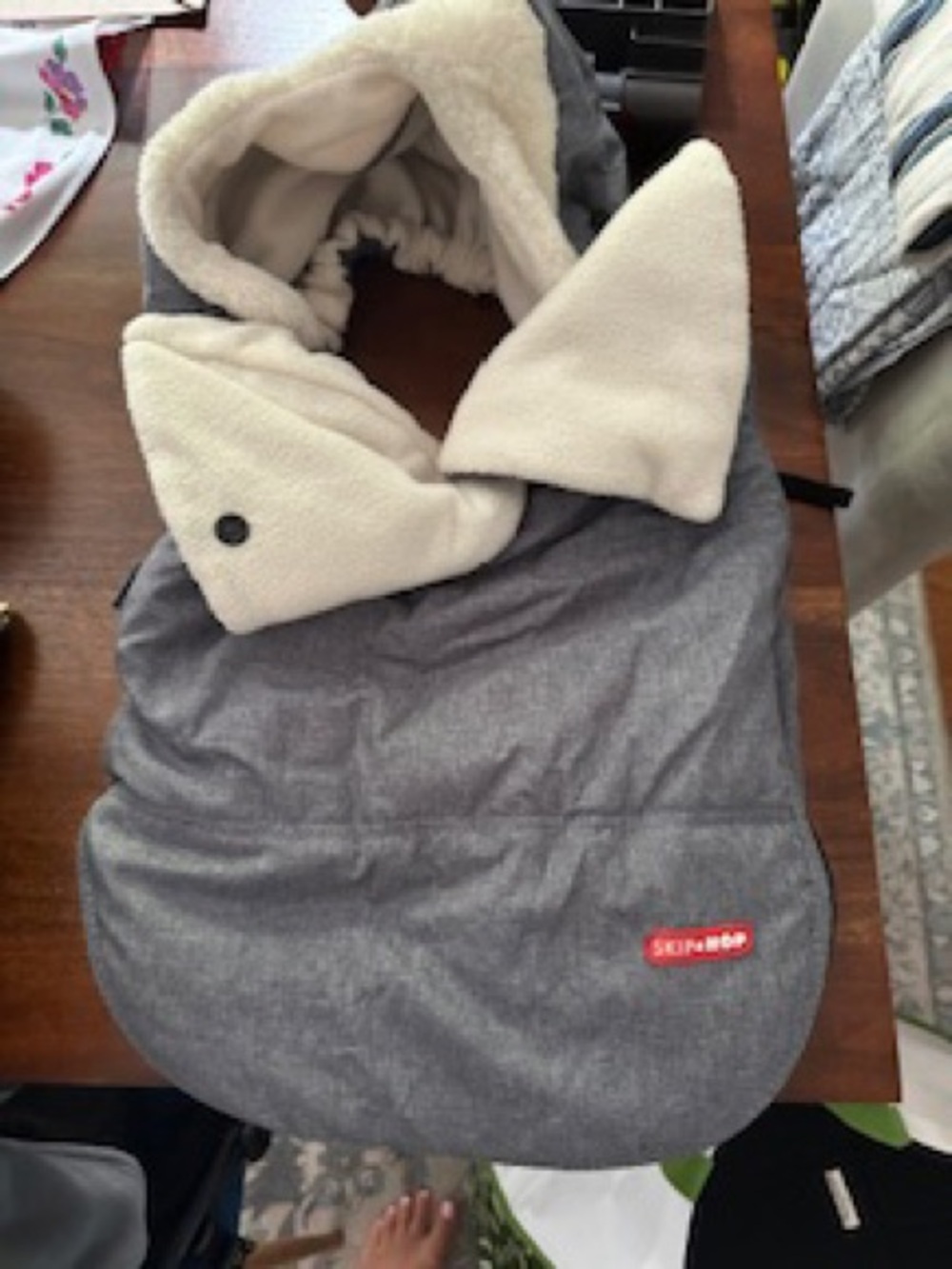 Skip Hop Stroll & Go Infant Car Seat Cover – Heather Grey